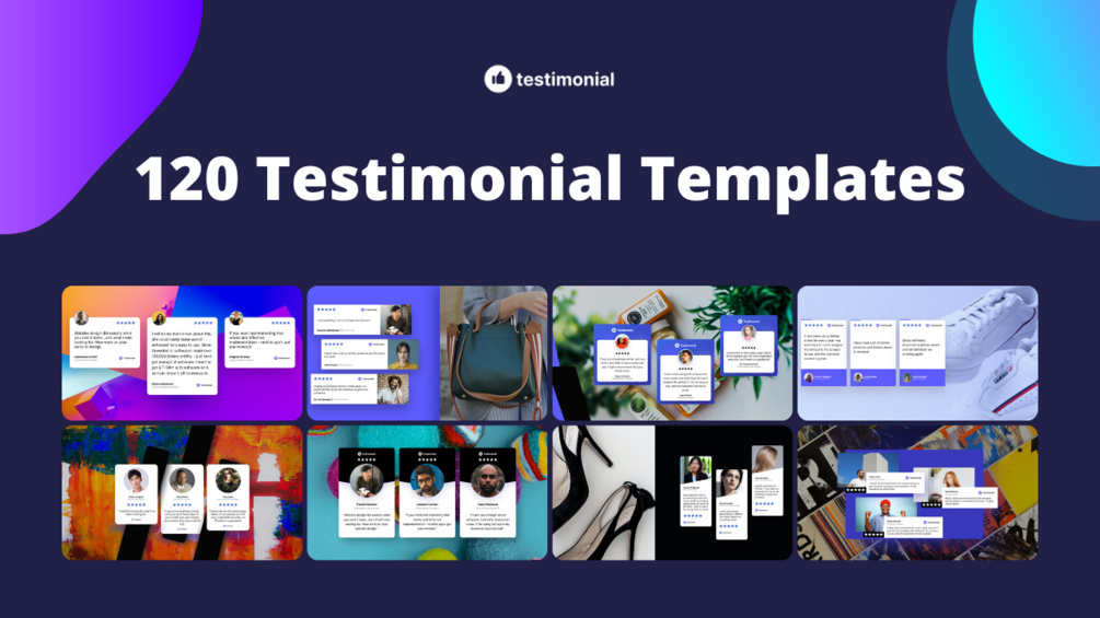 120 Testimonial Templates