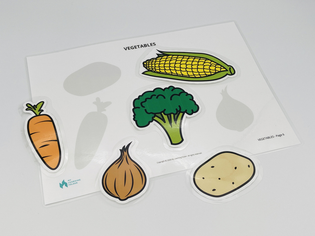 Vegetable Matching Printable Activity