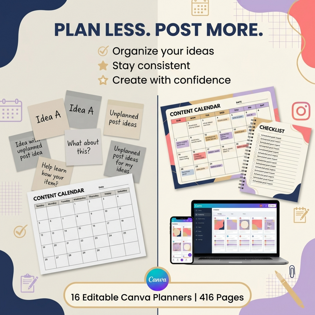 Social Media Planner Bundle cover