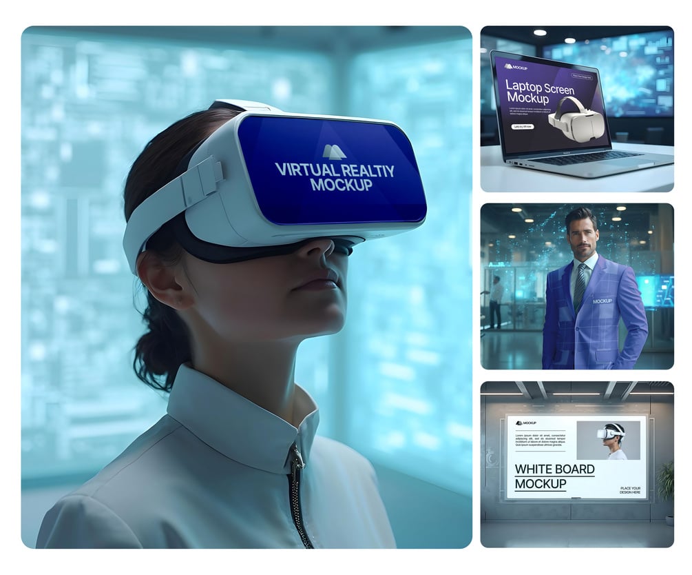 Premium Set Virtual Reality Mockup (VR)