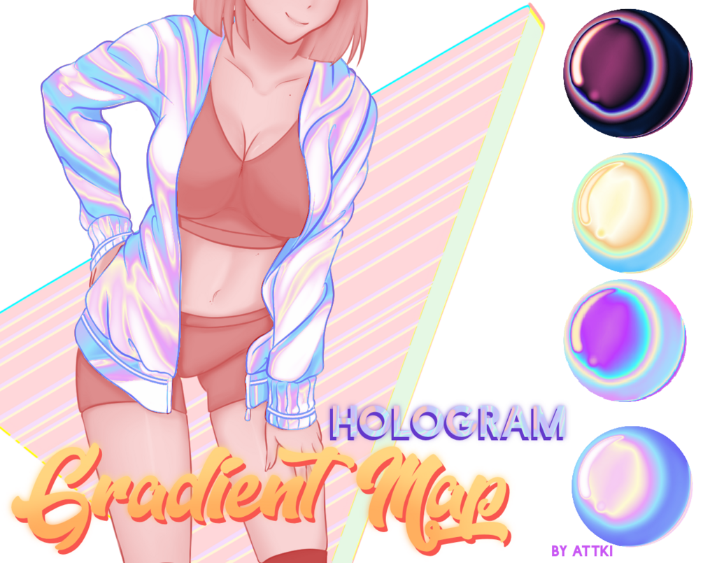 Holochrome Gradient Maps - Holographic gradient maps download Studio AAA