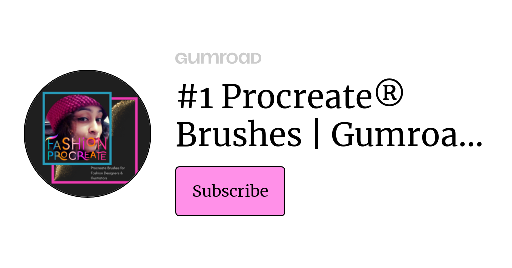 1 Procreate® Brushes Gumroad Procreate Brush Store for Artists by Jaz