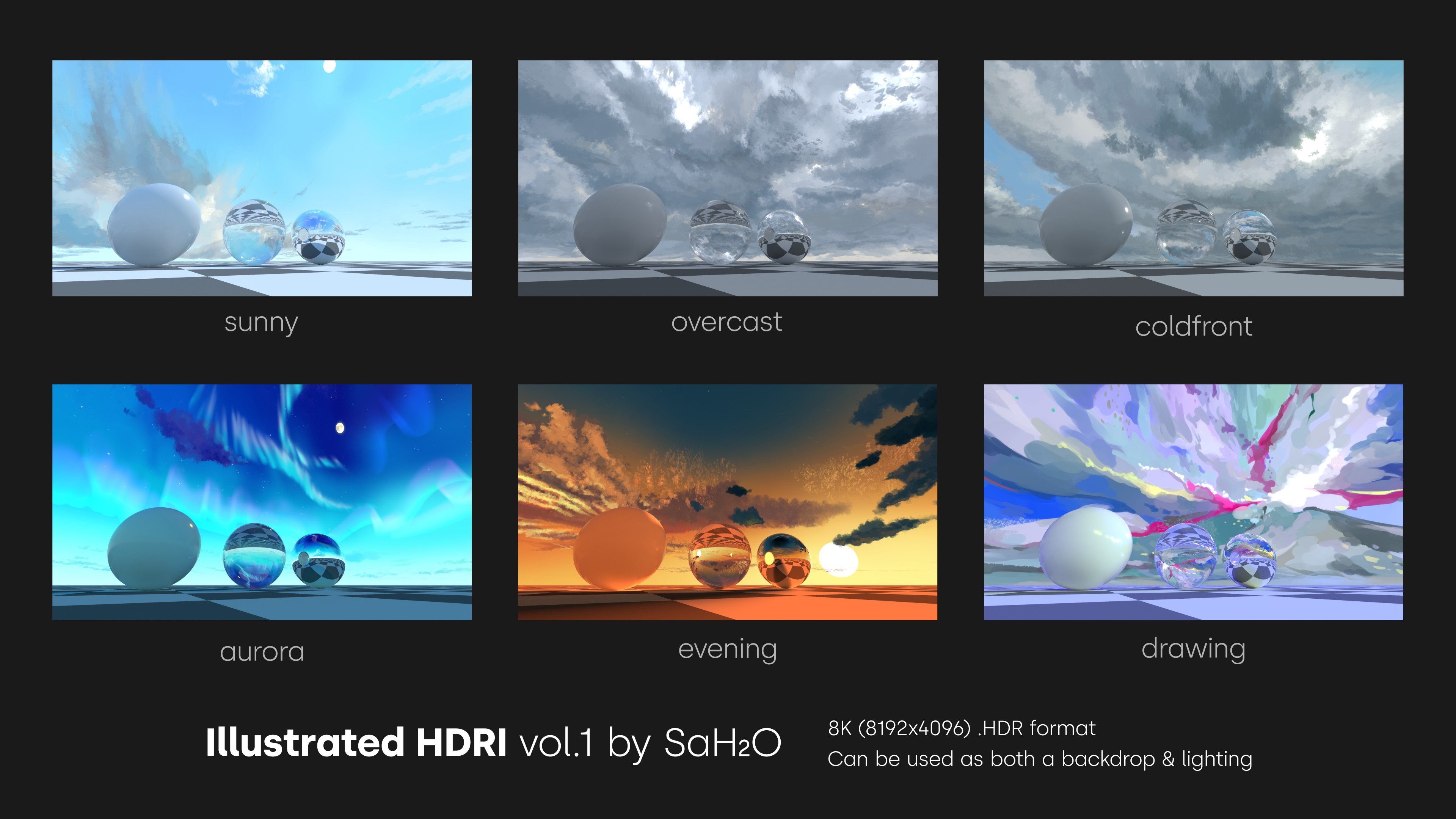 Illustrated HDRI vol.1 by SaH₂O