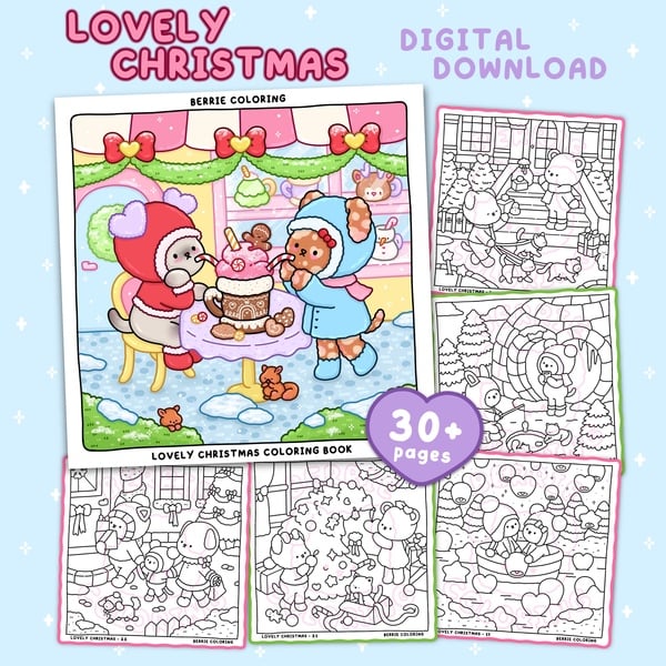 Lovely Christmas Coloring Pages Berrie Coloring 