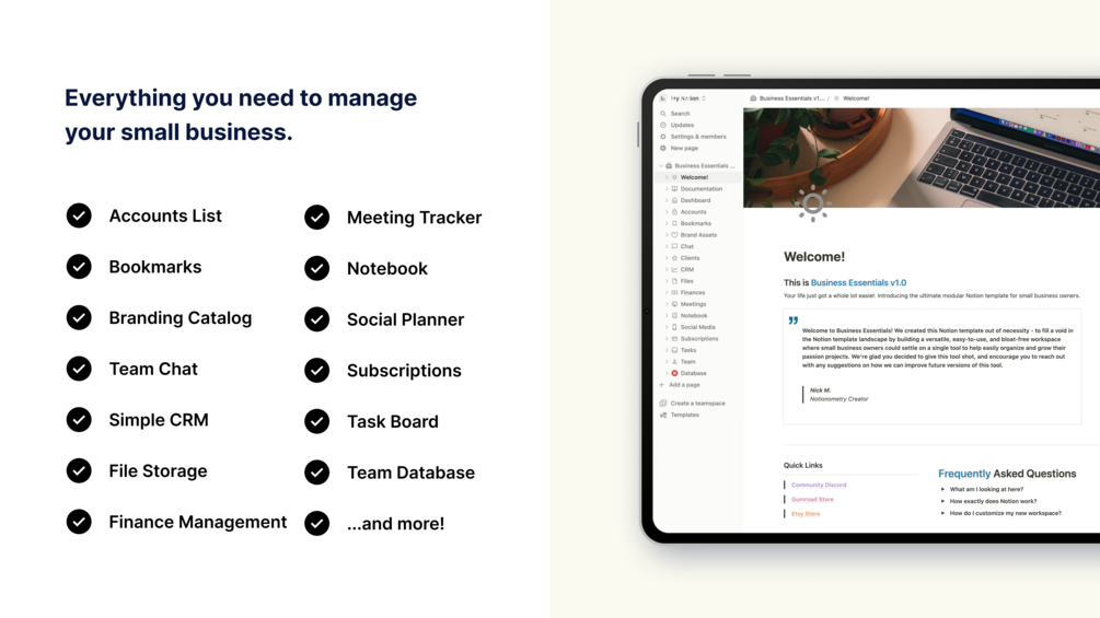 Notion: Business Essentials v1.0