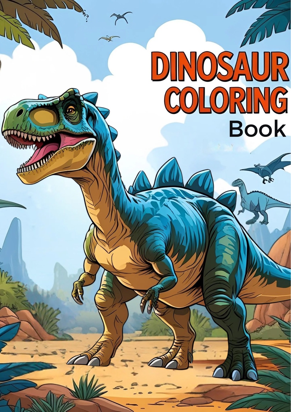 Dinosaur Coloring Book for Kids – 30 Fun Pages | Printable PDF ...
