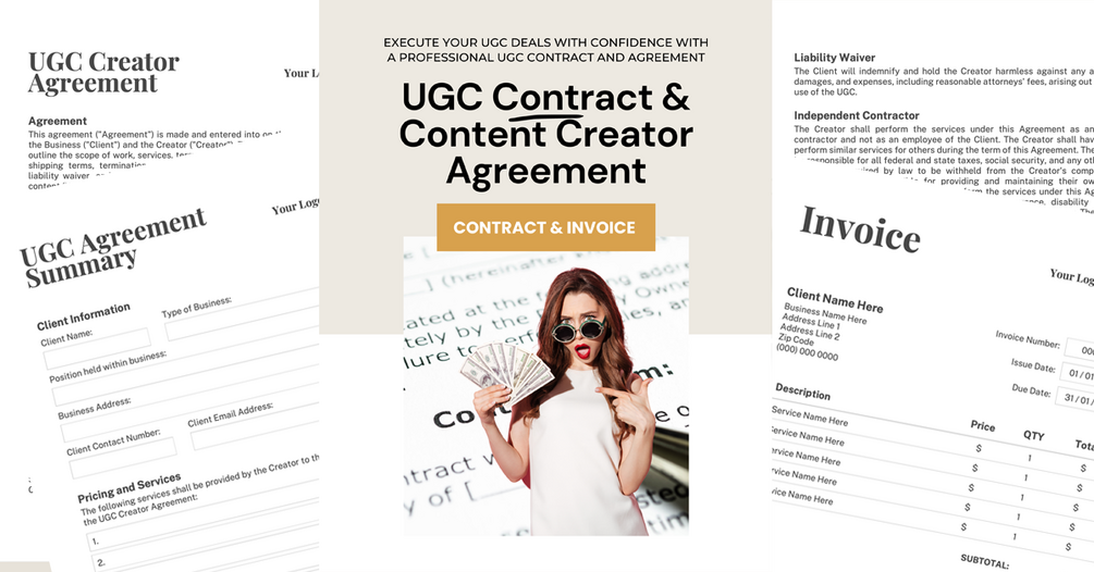 Ugc Contract Template Free