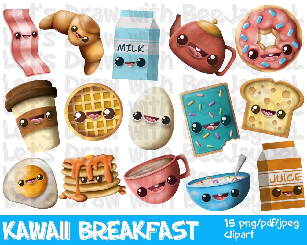 Kawaii Clipart Food Photos, Images and Pictures