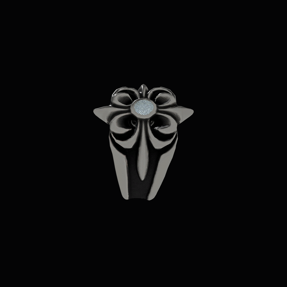 FIORE NERO ring side view on VRChat avatar