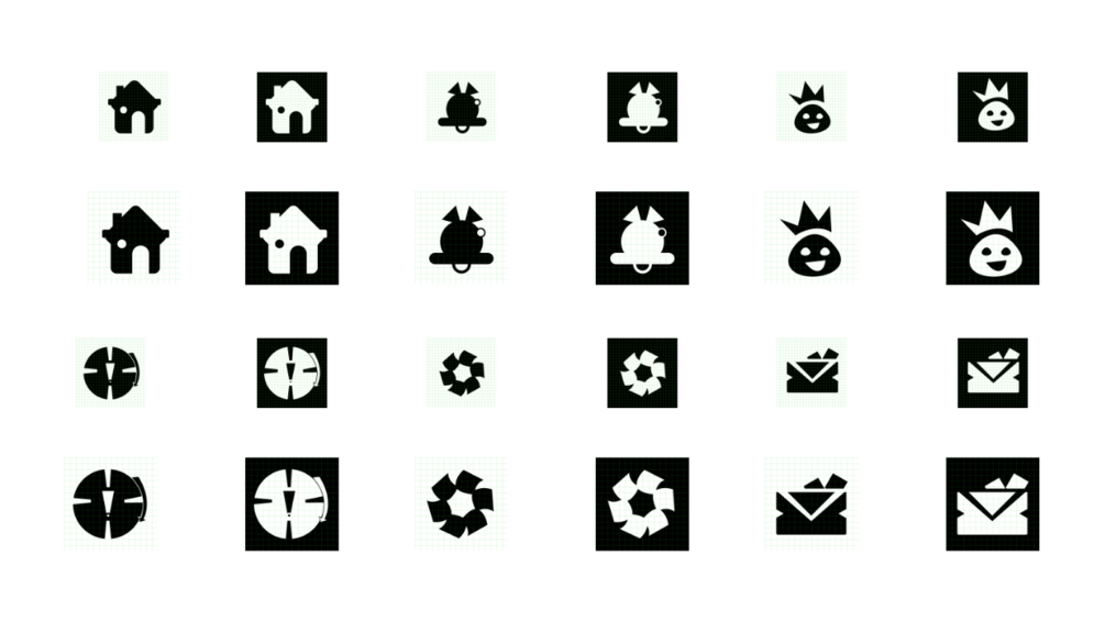 Multi use dashboard ui icons light dark mode