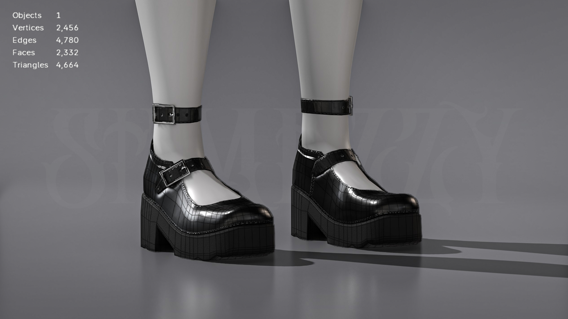 ULKIN CANVAS x BETTY BOOP CHUNKY PLATFORM MARY JANE★BLACK MUSINSA | ULKIN CANVAS Betty Boop Chunky Platform Mary Jane