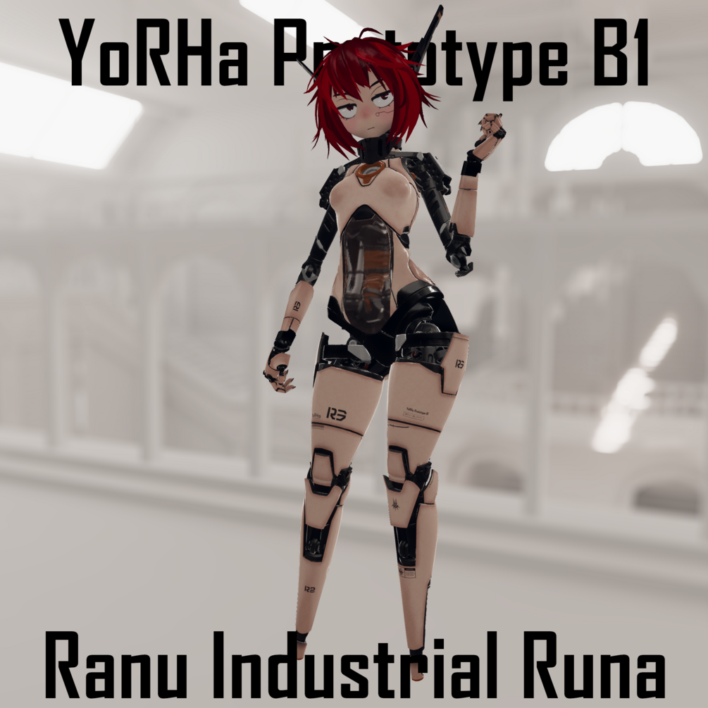 YoRHa Style Runa/Luna Material & Texture Set