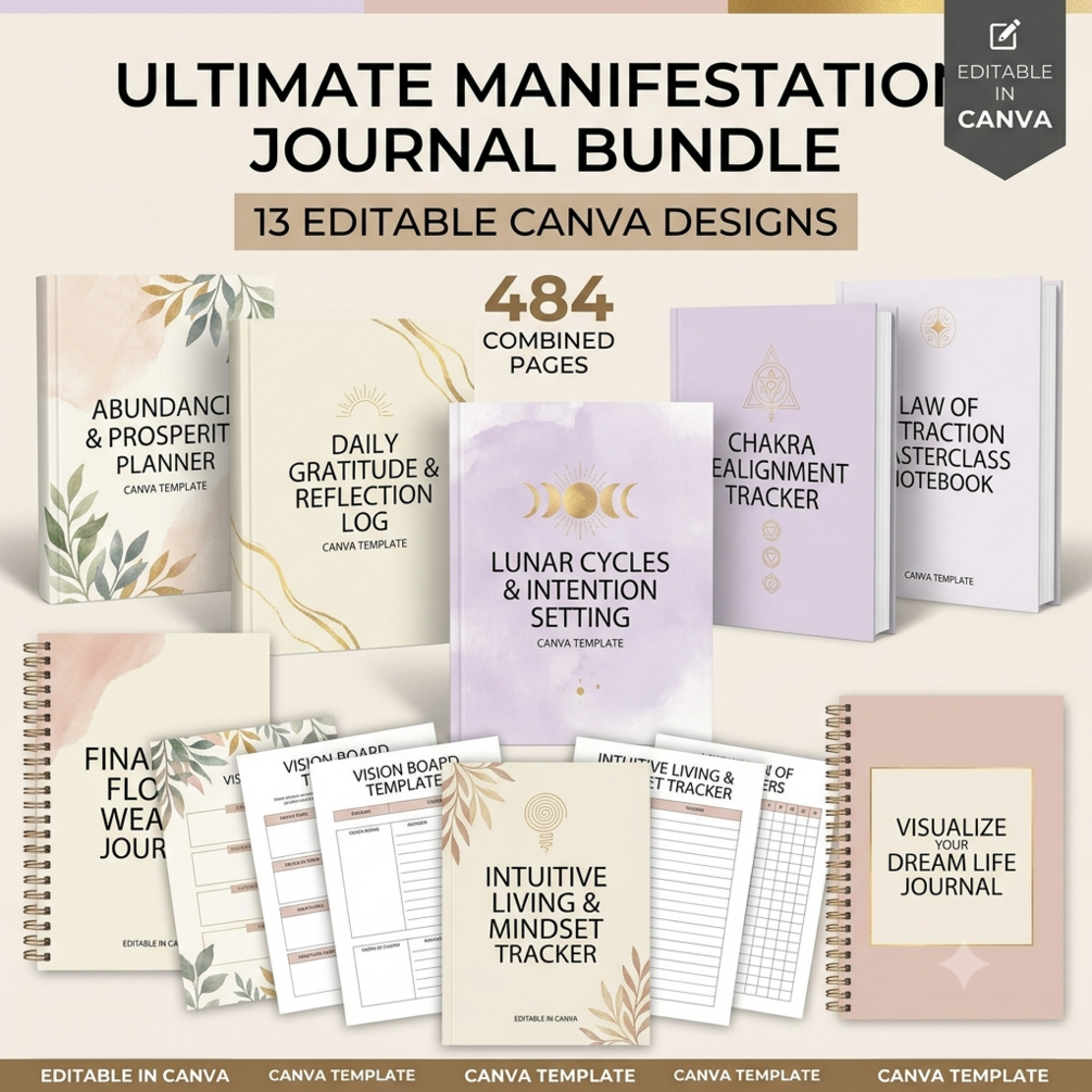 Ultimate Manifestation Journal Bundle cover