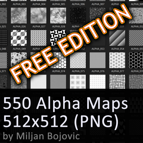 550 Alpha Detail 512x512 (FREE EDITION)