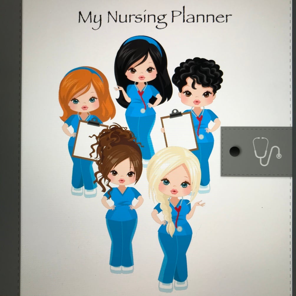 Nursing Edition of the Self Care Planner Girl Planner™️