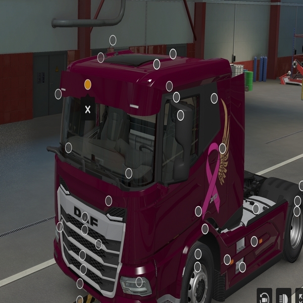 [sunshield tuning part] DAF XD French sunshiled V1 by WC007 D3SIGN