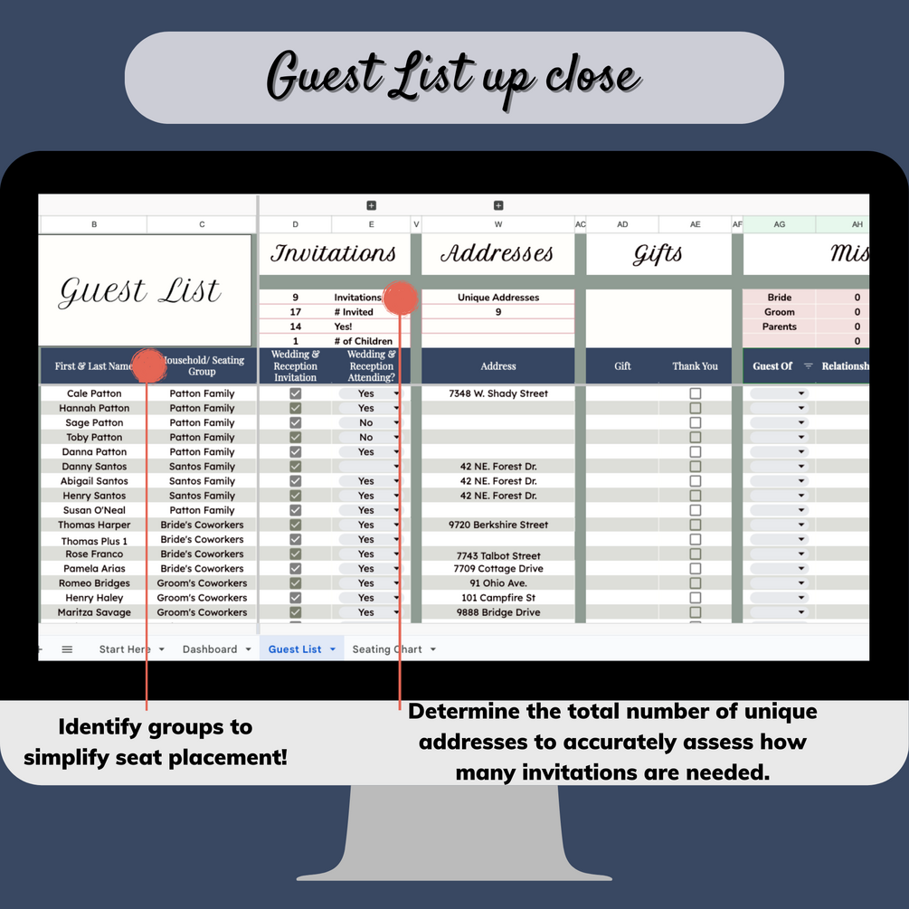 Easy Group Assignments: Event Seating Chart & Guest List Manager