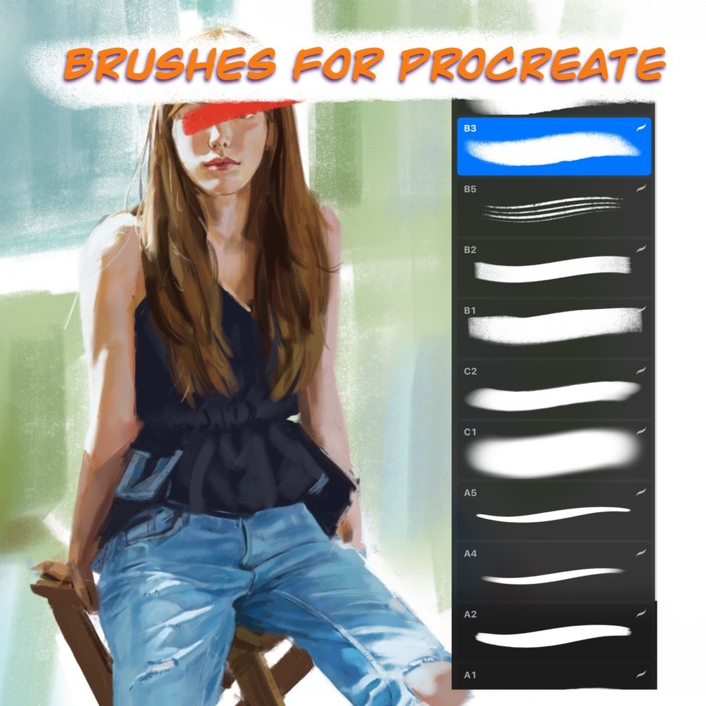 Brushes for procreate by Midorux by midorux