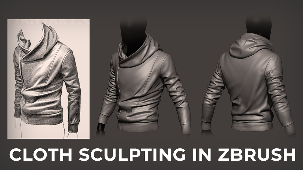 sculpting clothes in zbrush