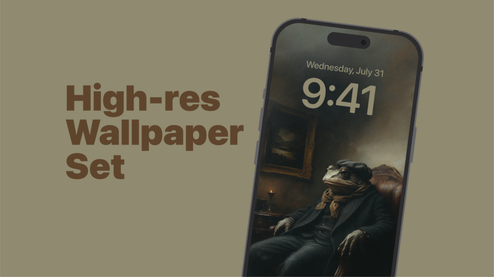 Mr. Hugo Frogsmann — High-Res Wallpaper