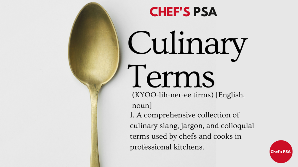 Culinary Terms Dictionary 8536