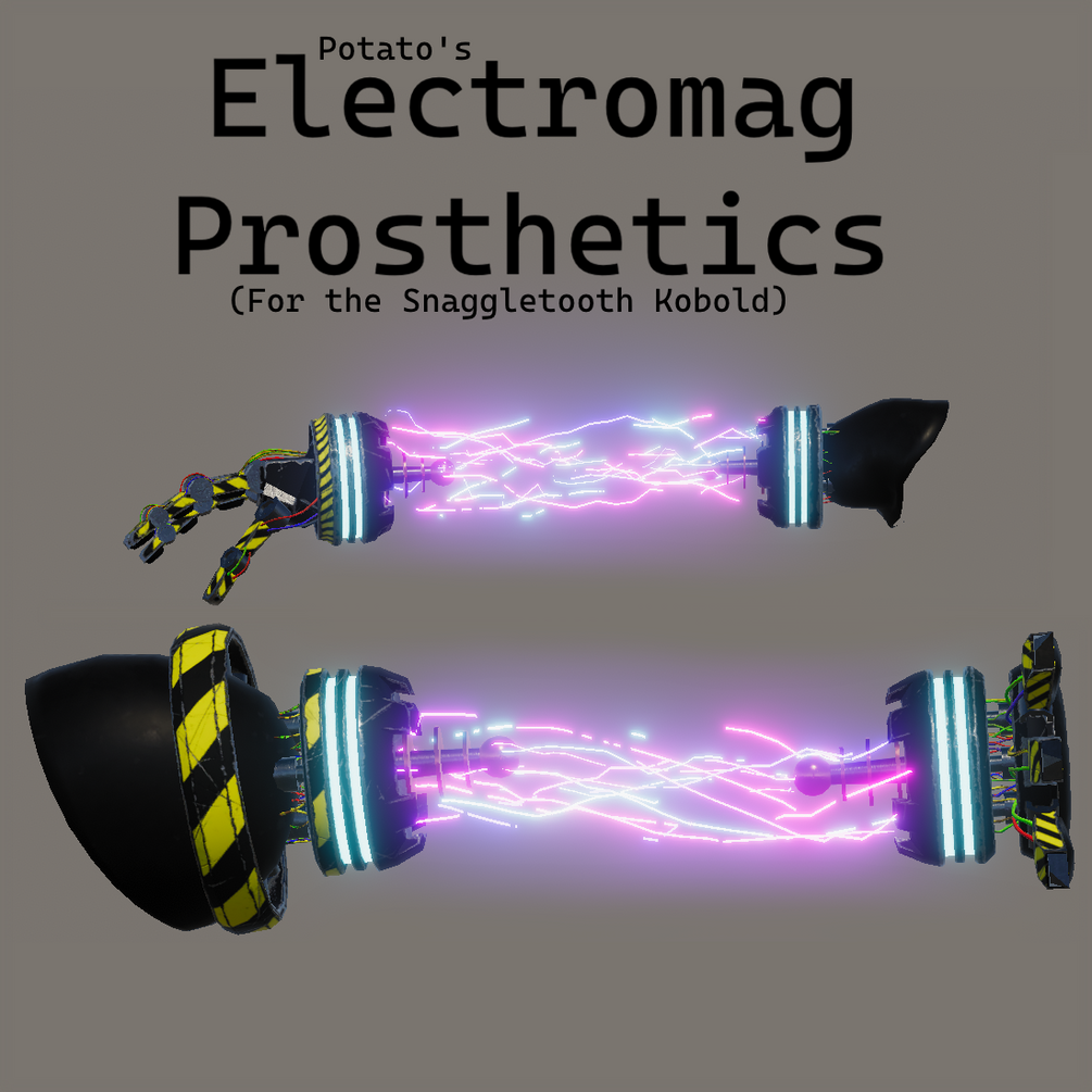 Potato's Electromag Prosthetics [for Snaggletooth Kobold]