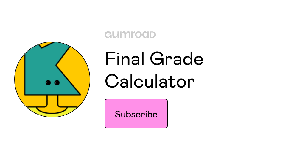 Final Grade Calculator