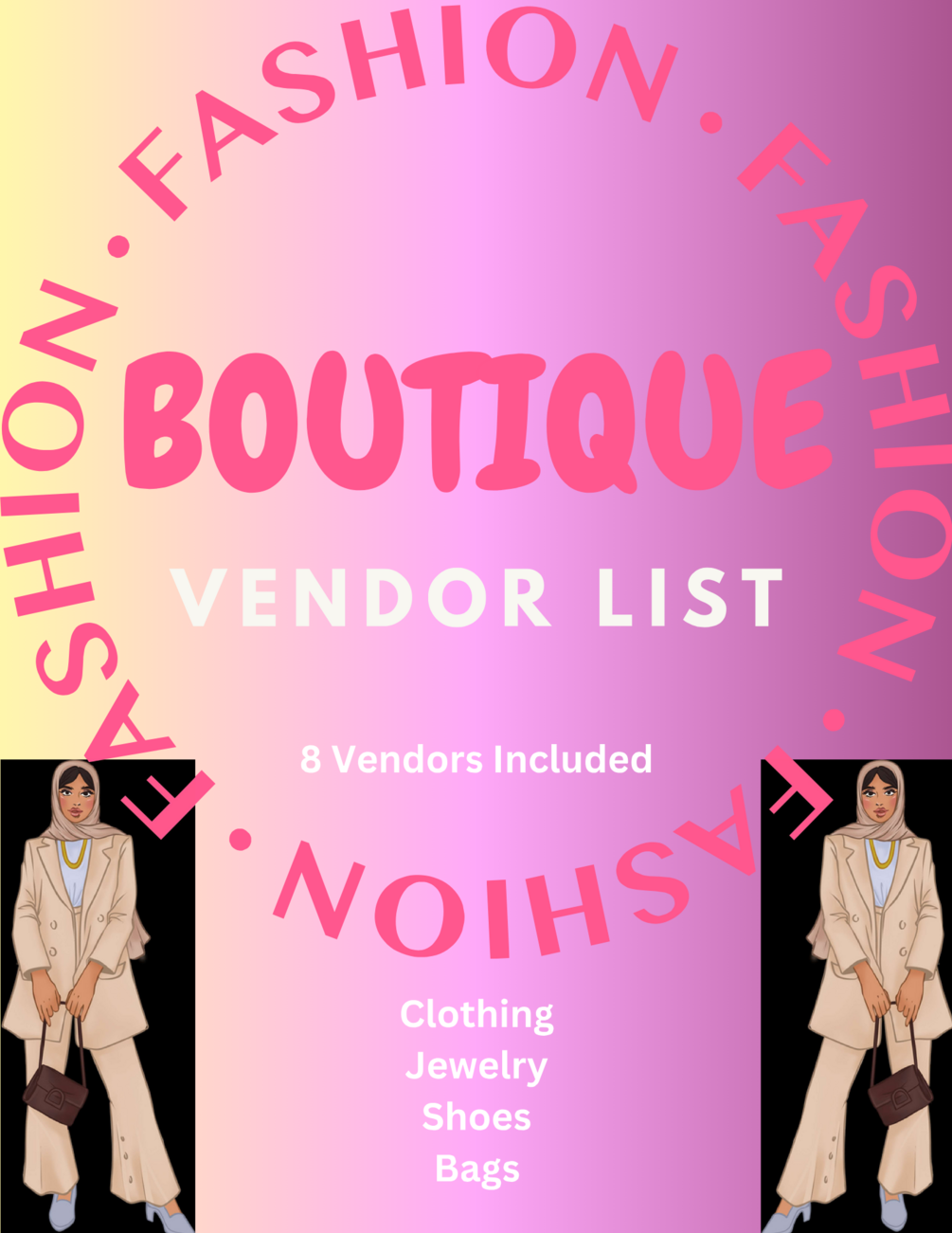 Boutique Vendor List