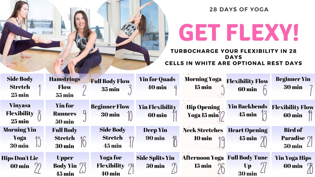 30 day flexibility challenge