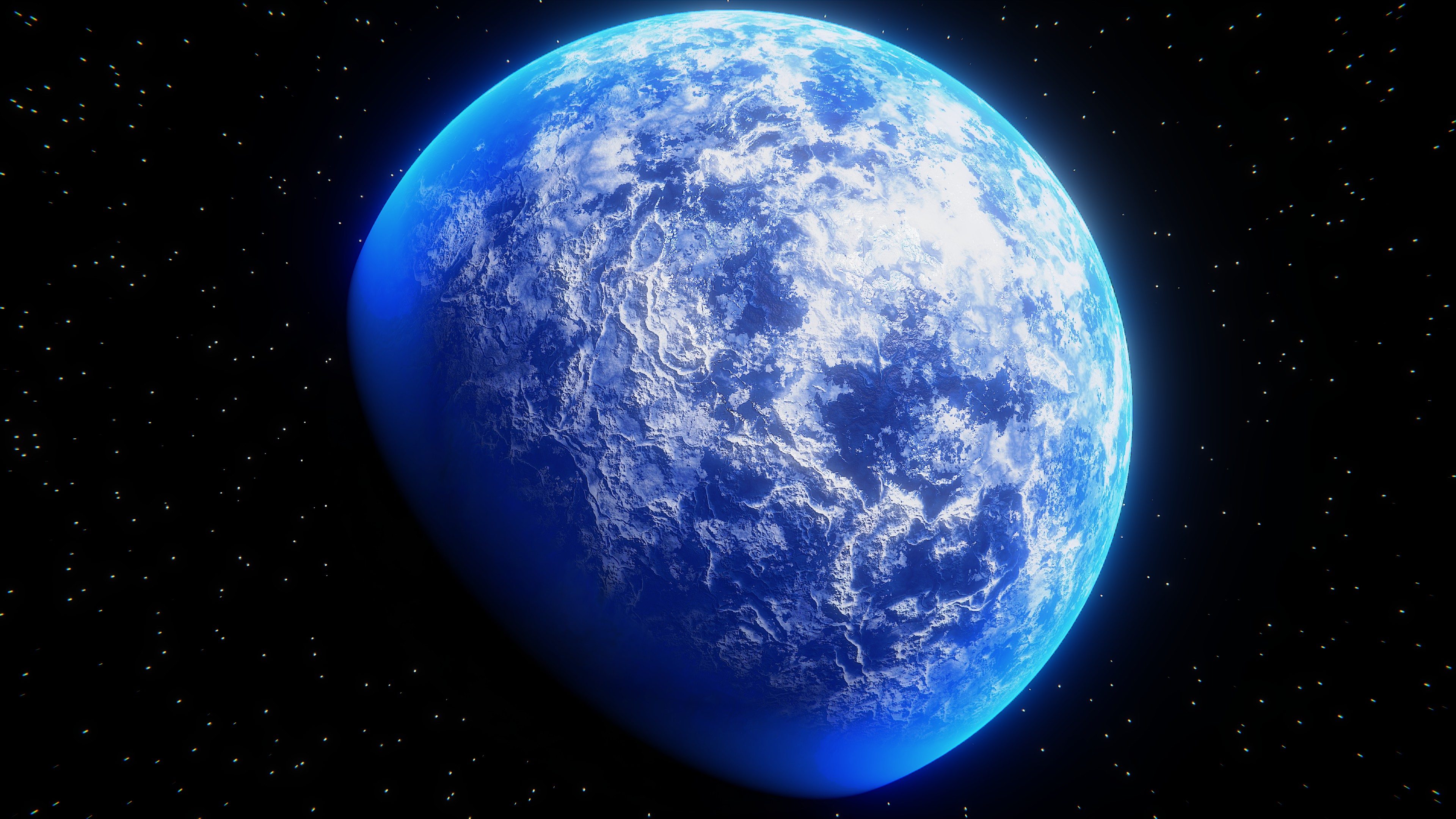 Procedural Ice Planet 🪐 (Blender Tutorial) - Ryan King Art