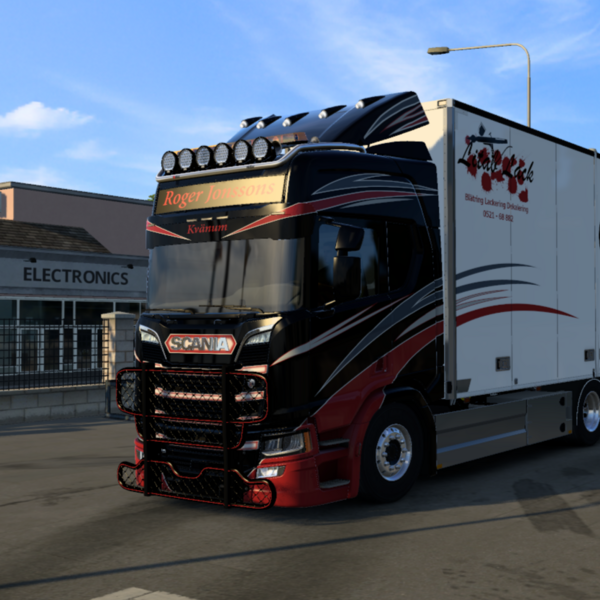 [ETS2] Roger Jonssons Åkeri Skin by BCustom