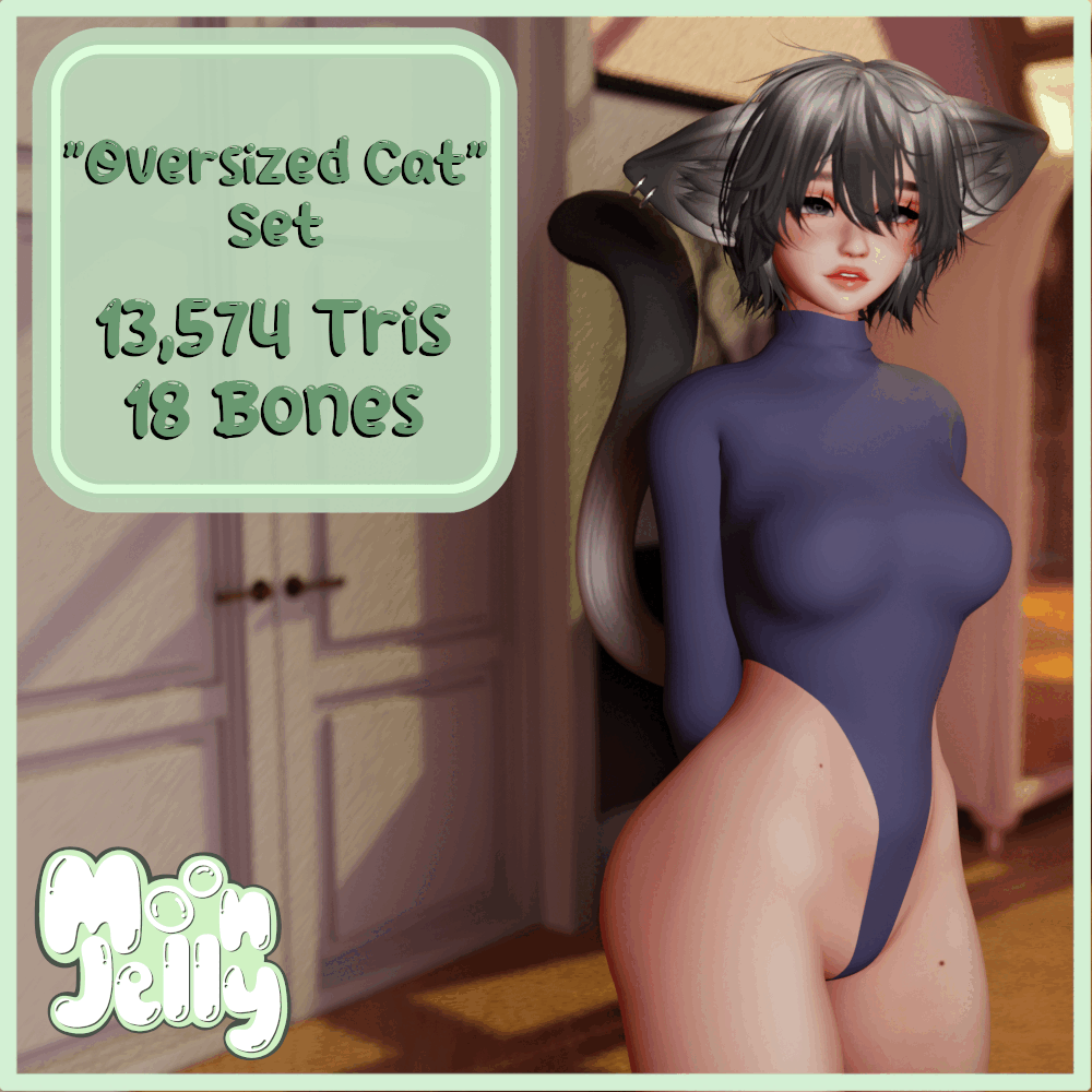 ► "Oversized Cat" Set [Server Free for 24h]