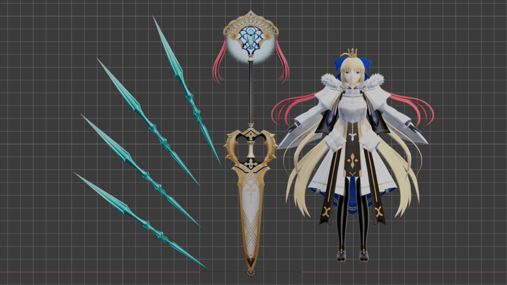 artoria-caster-stage-3-blender-mmd