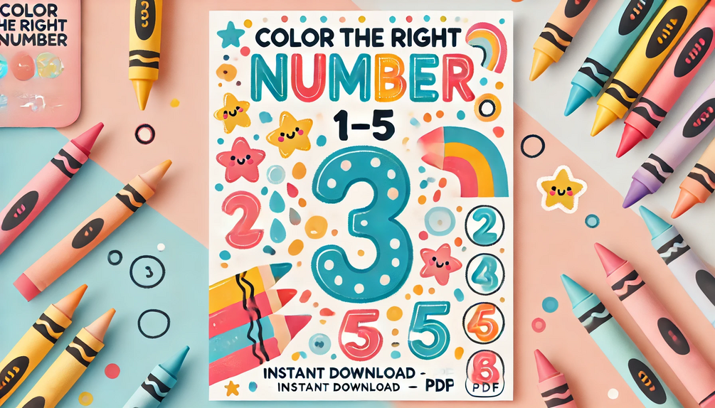 color the right number