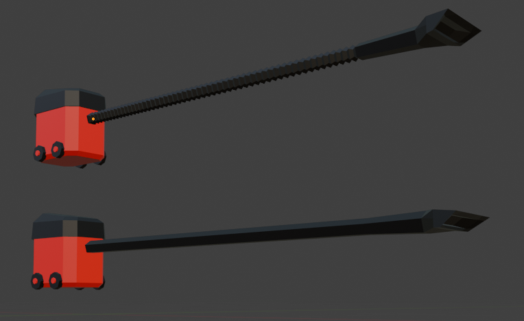 Free Rigged Low Poly Vacuum