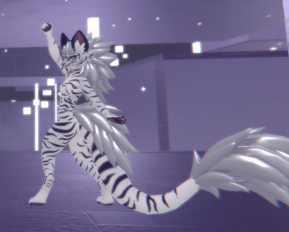 White Tiger Texture for the Novabeast (VRChat)