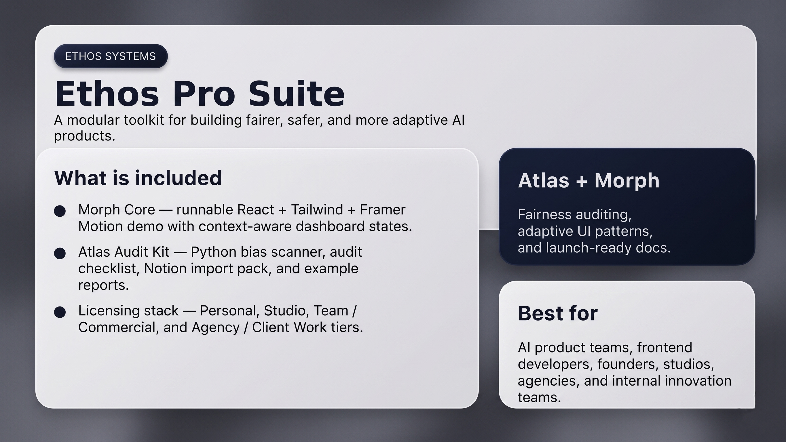 Ethos Pro Suite