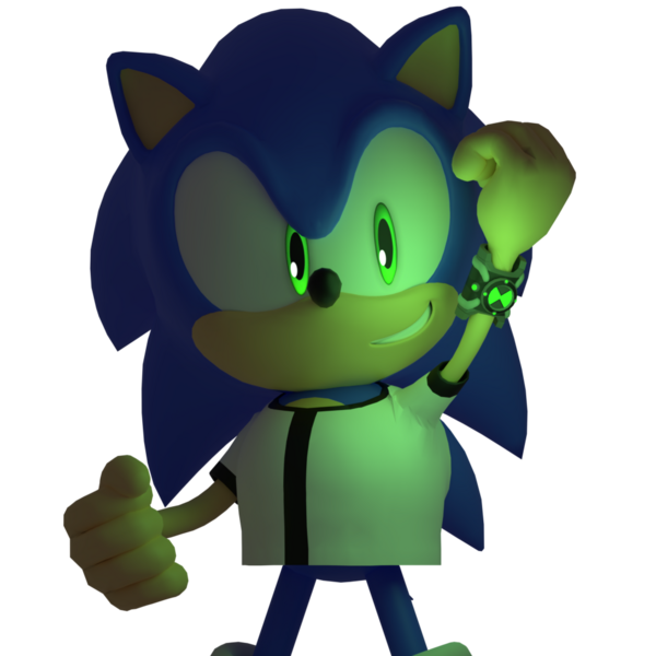 Sonic Ben 10 (Classic) VRCHAT Avatar Unity Package by Admiral Kirby