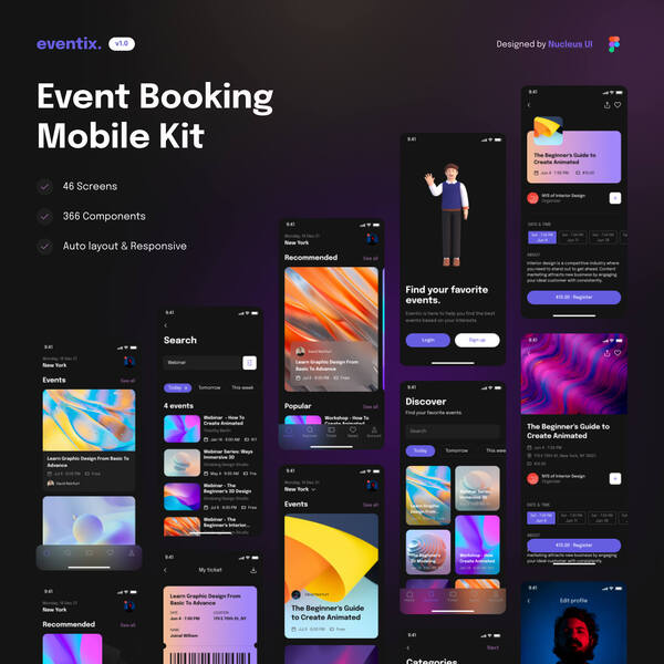 Nucleus UI – Figma UI Kit & Design Systems