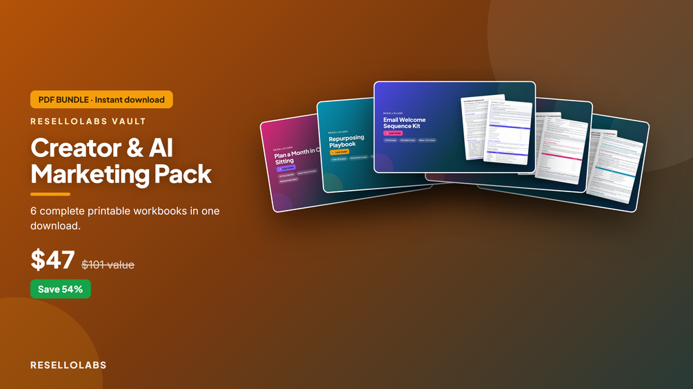 Creator & AI Marketing Pack