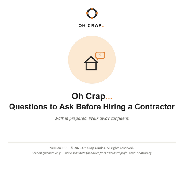 Questions to Ask Before Hiring a Contractor cover