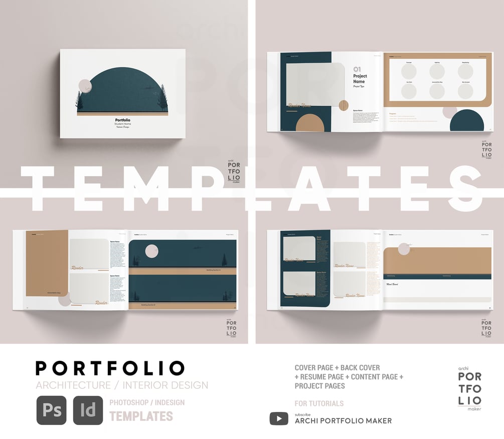 Architectural & Interior Design Presentation Board Templates