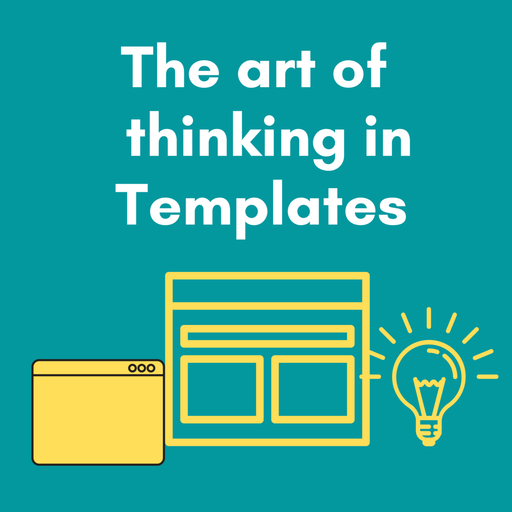 Product (or any) Strategy Art of Templatized Thinking