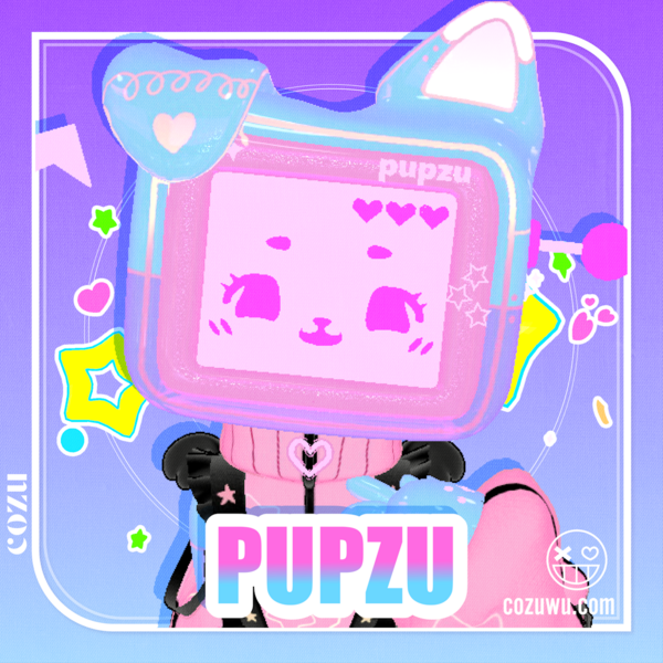 Pupzu (PC AND QUEST) ♡ FACE TRACKING by Cozu