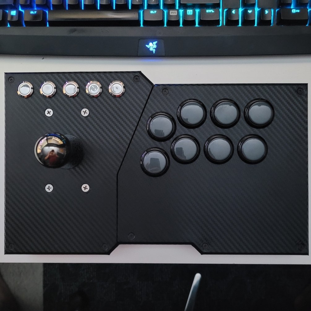 3D Printed FightStick v2.0 STL files