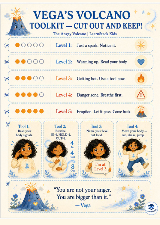 The Angry Volcano — A Kids Story About Big Feelings & Bigger Choices preview image 14