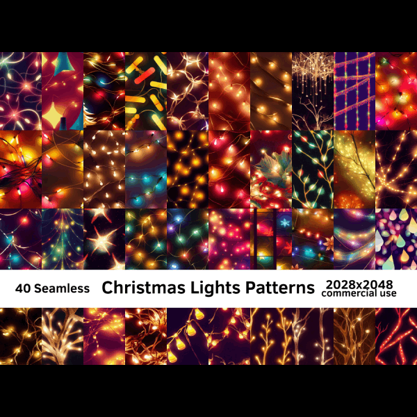 40 Christmas Lights Patterns