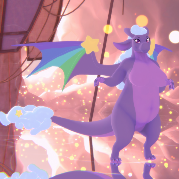 Dream Dragon VRC avatar (PC/Quest)
