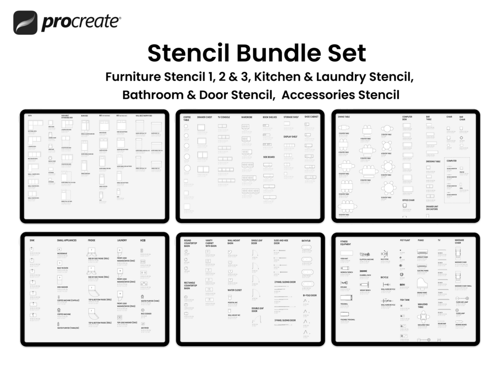 Stencil bundle