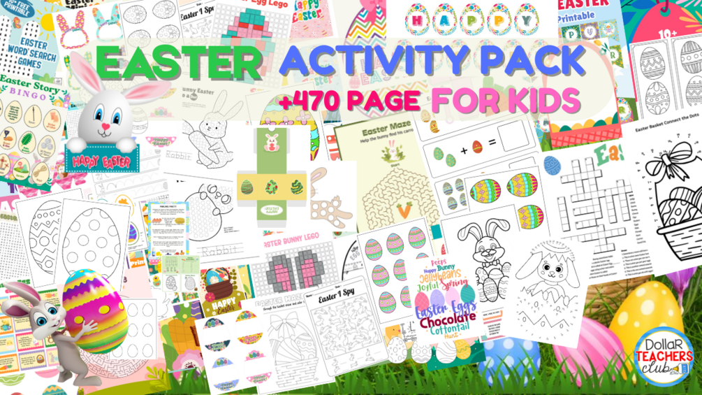 Easter activity pack for kids